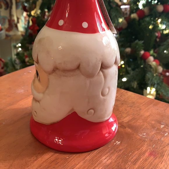 Johanna Parker Nostalgic Santa Bell Christmas decorations NIB RED WHITE - Picture 5 of 9